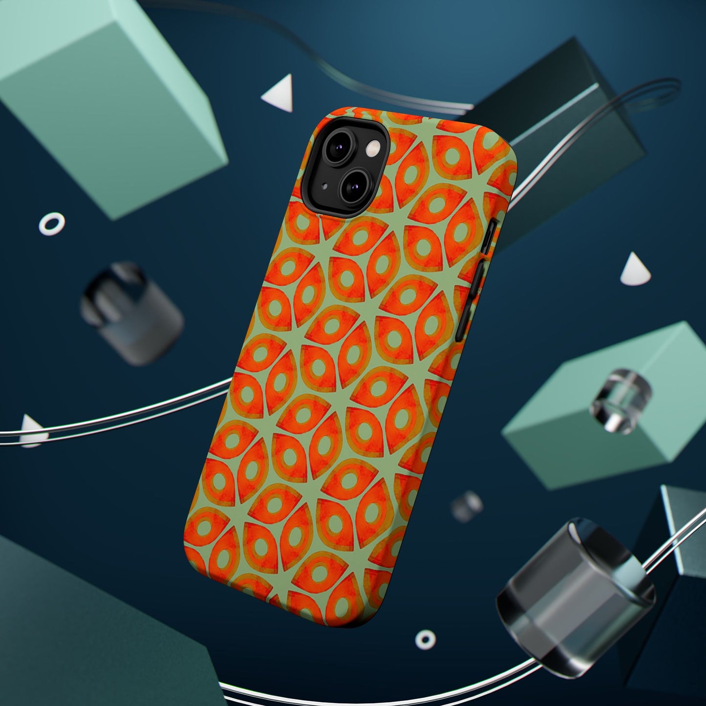 Magnetic iPhone Case - Batik Eyes