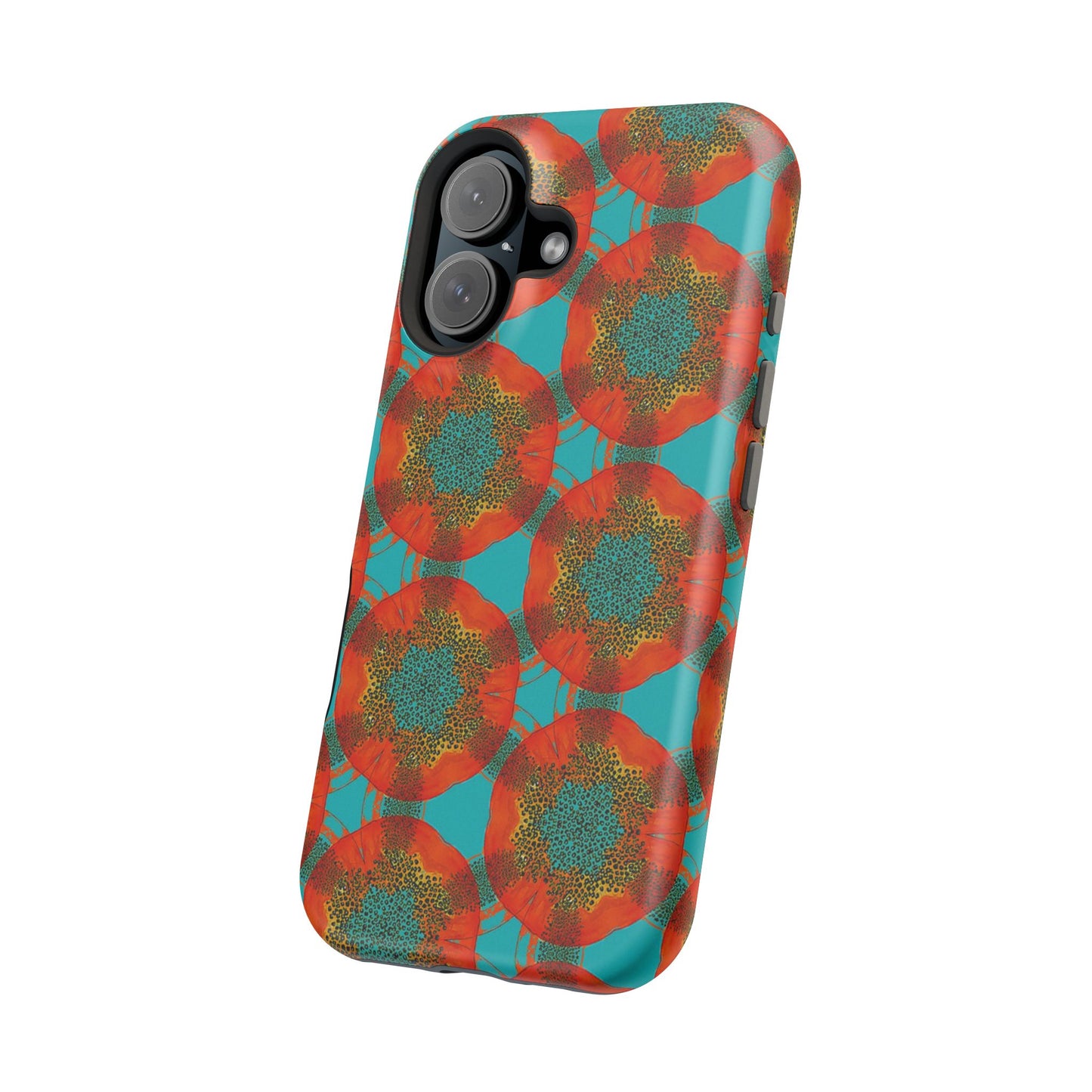 Magnetic iPhone Case - Papaya Water Color
