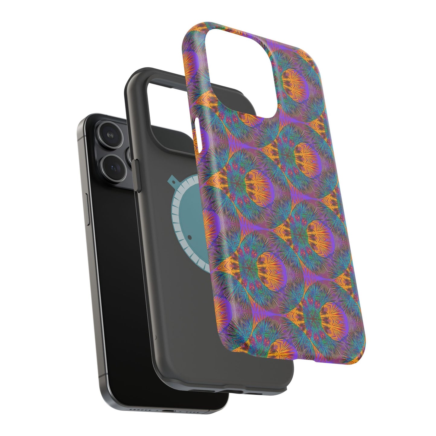 Magnetic iPhone Case - Fuzzy Donut Flower