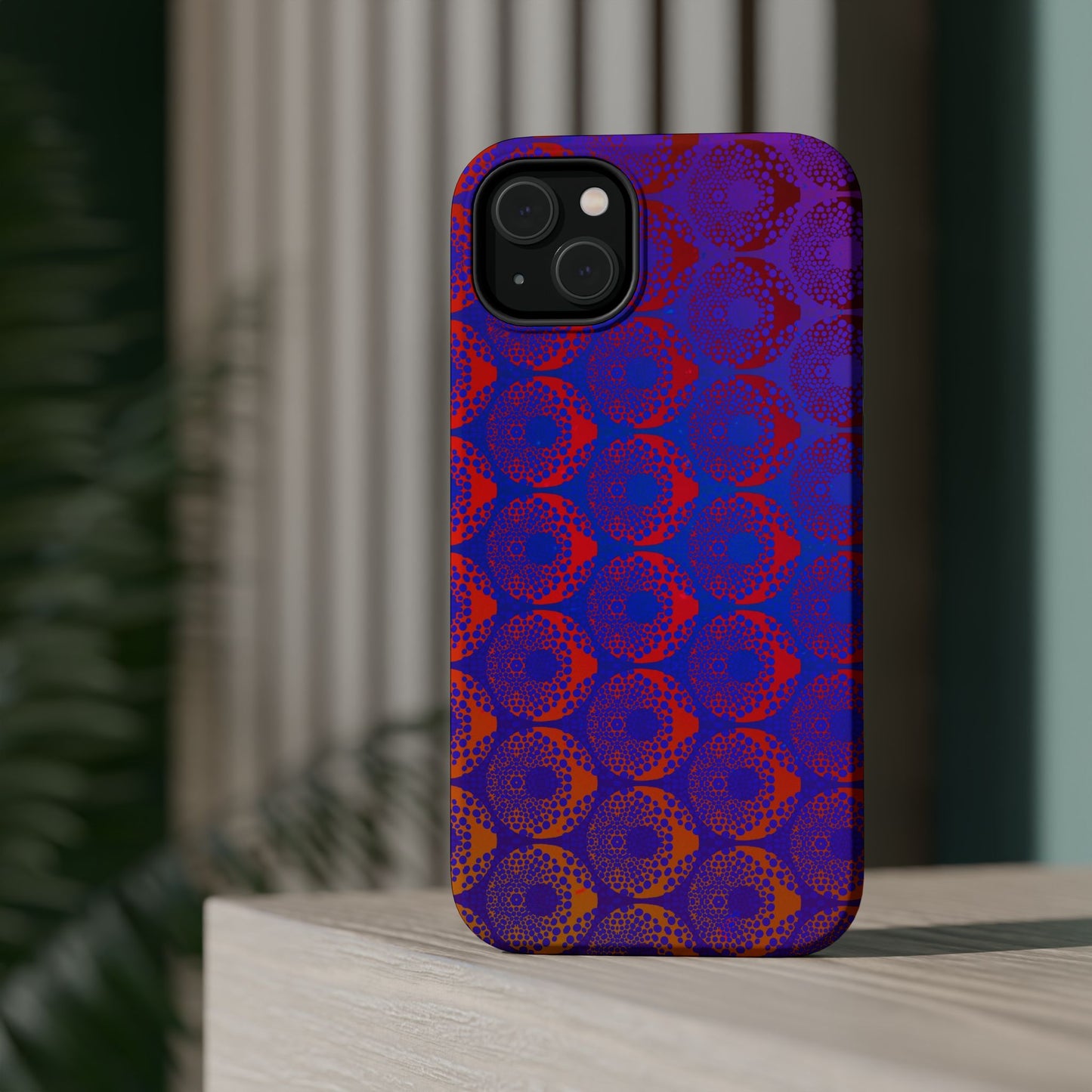 Magnetic iPhone Case - Purple Psychedelic Donut