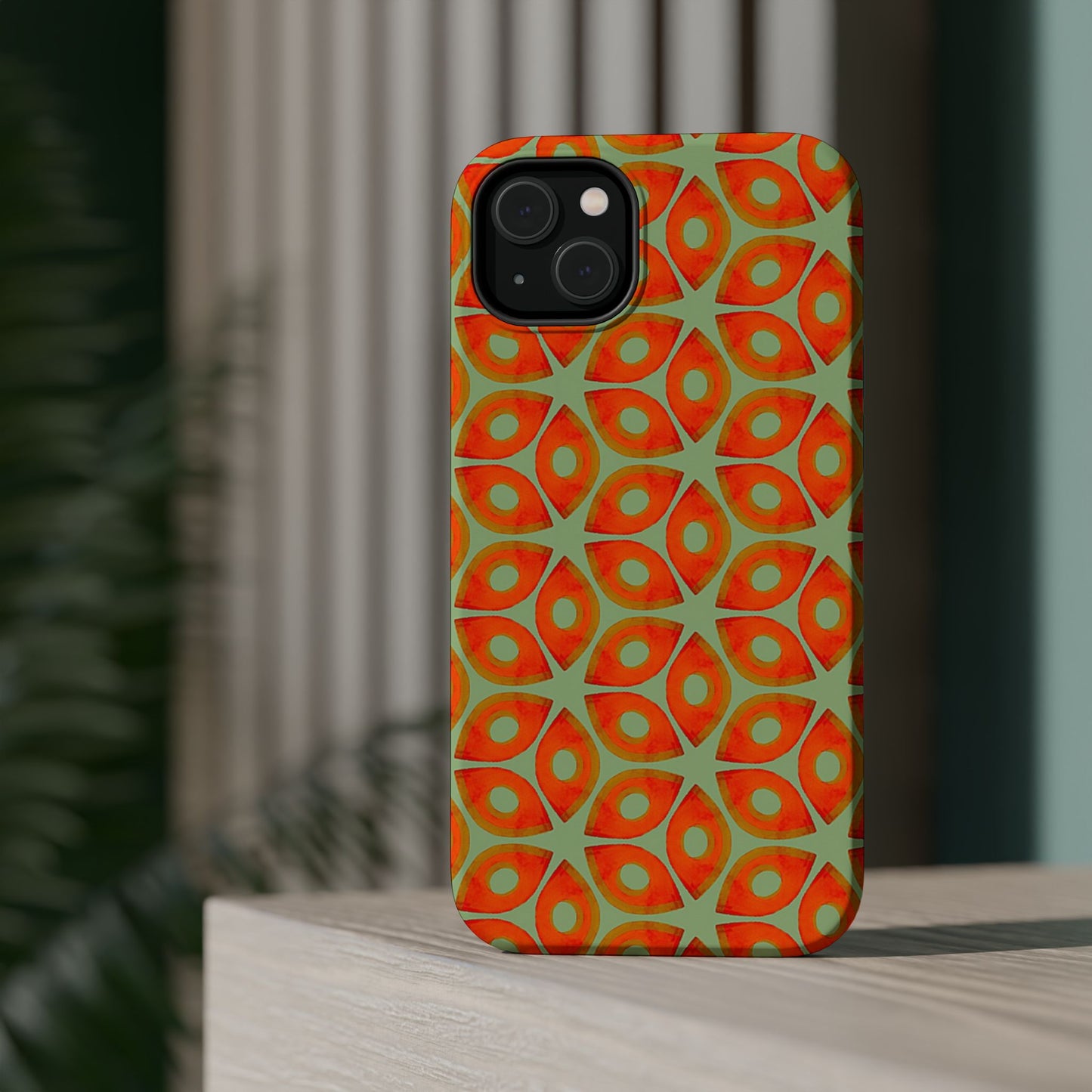 Magnetic iPhone Case - Batik Eyes