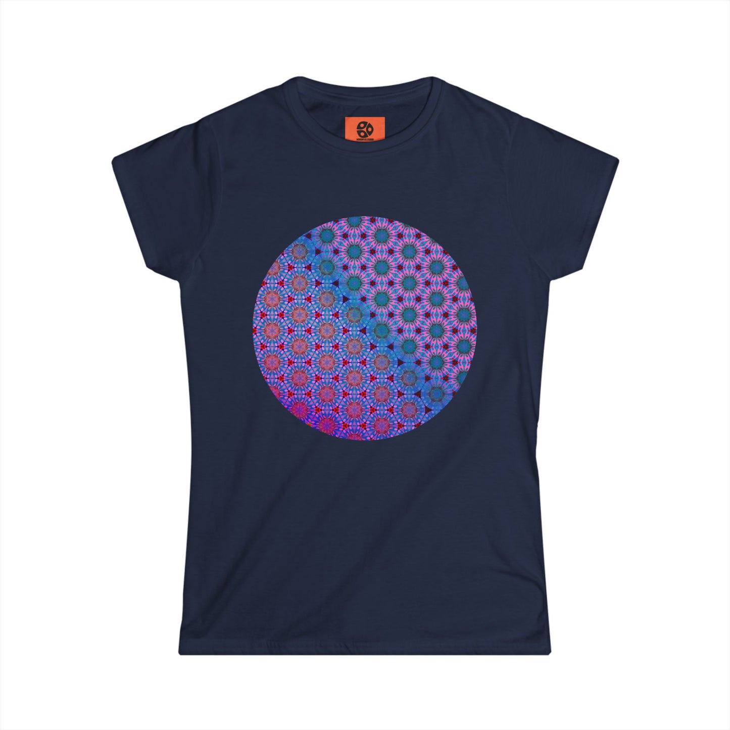 Women's Softstyle Tee - Purple Psychedelic Tapa