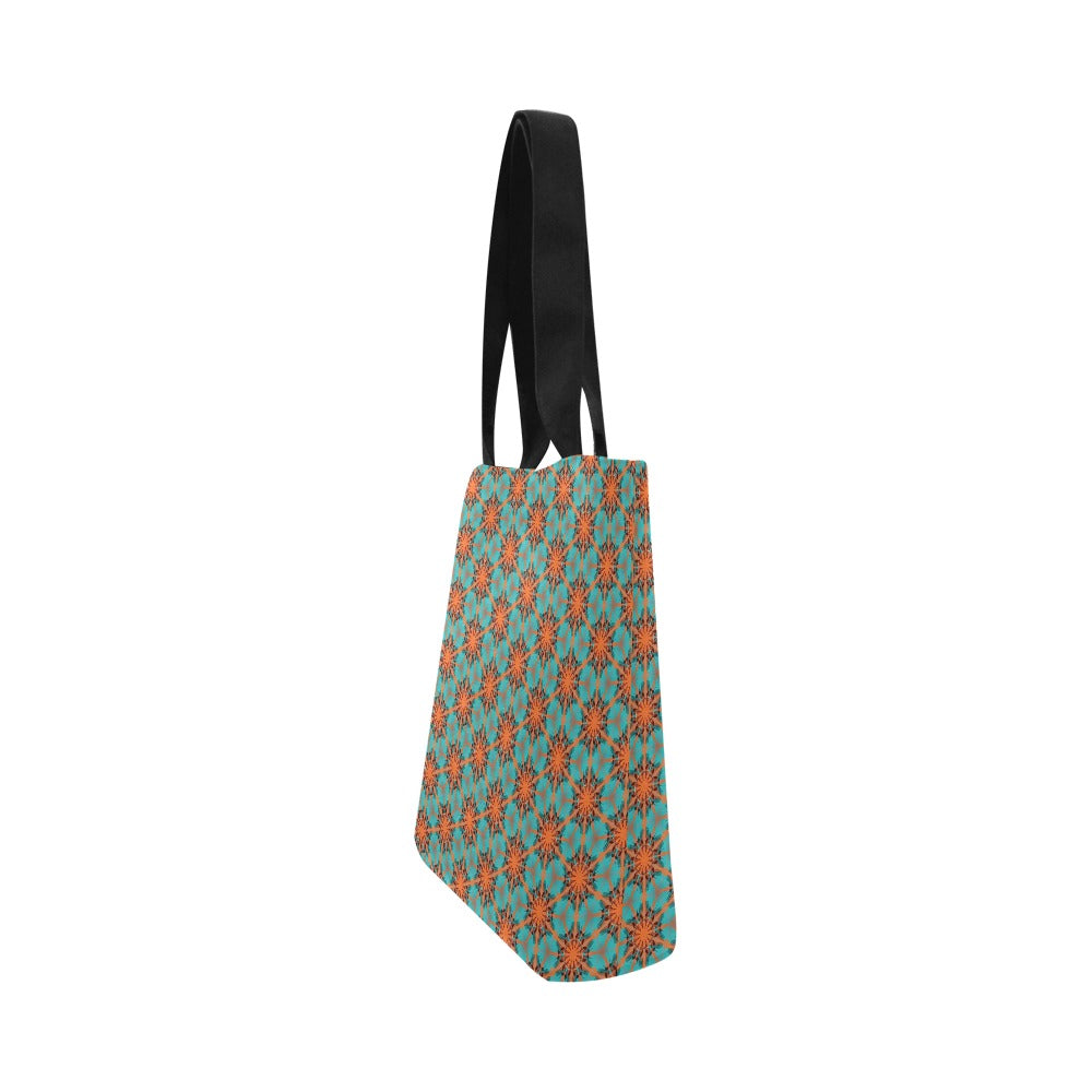 Premium All Print Canvas Tote Bag - Red Hummingbird Circle