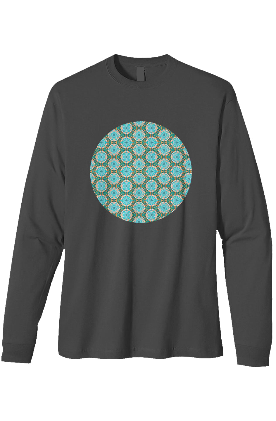 Organic Charcoal Heavyweight Long Sleeve T-Shirt-