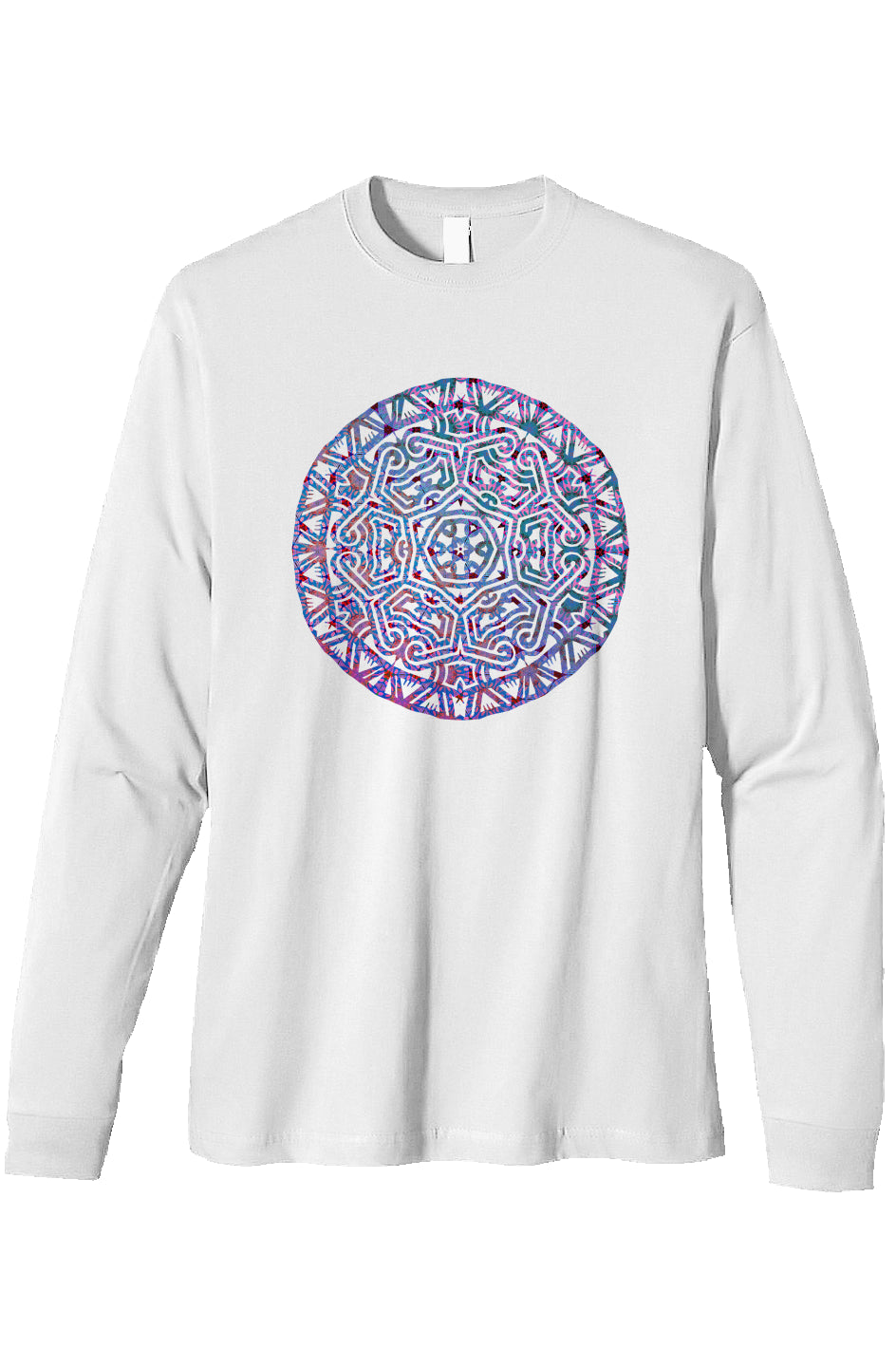 Organic Heavyweight Long Sleeve T-Shirt - Purple T