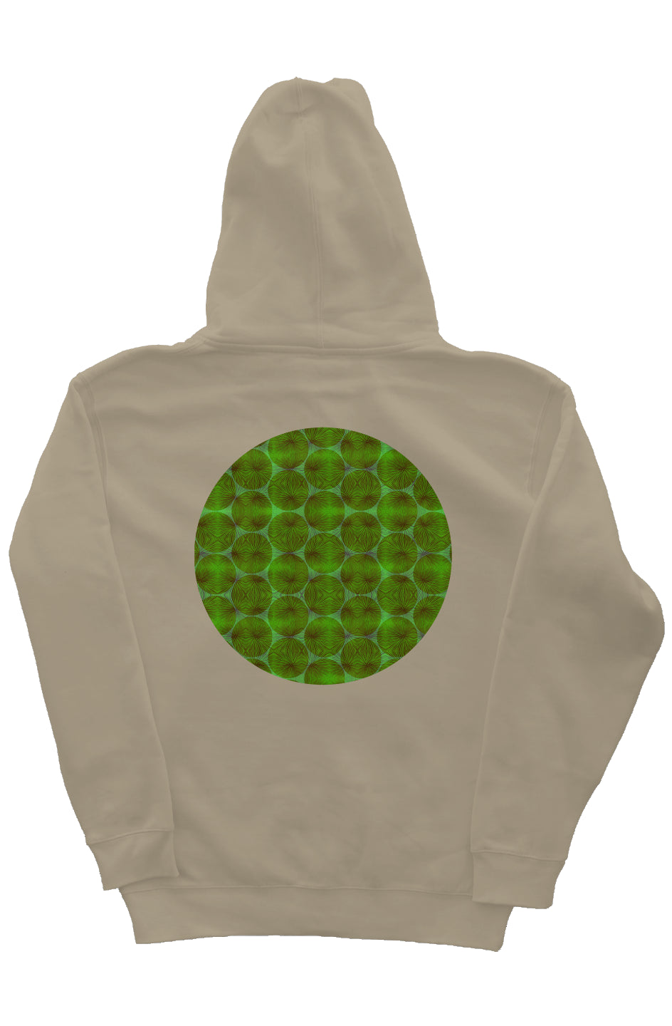 Zip Hoody with Hood Liner - Agave Circle