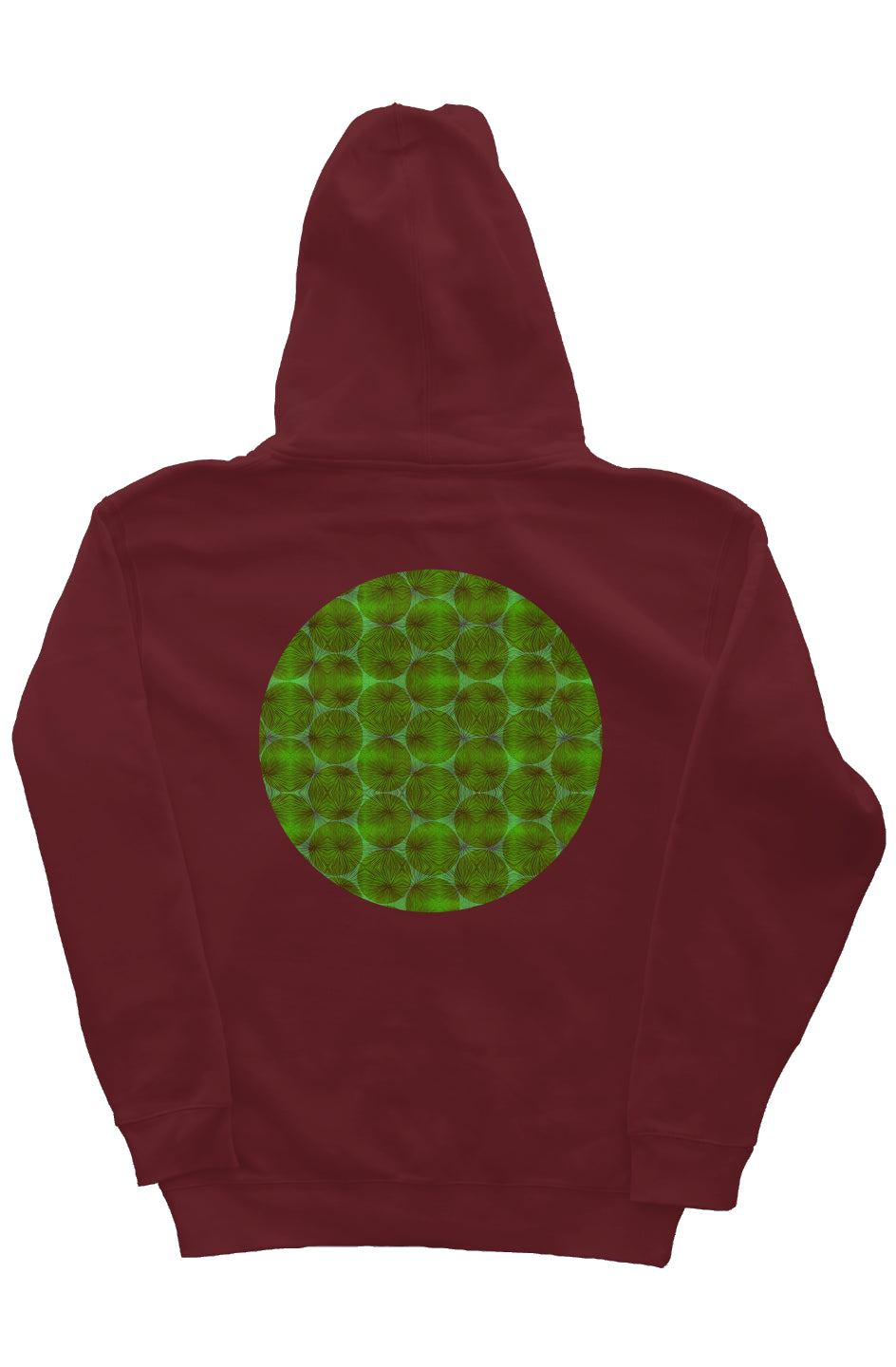 Zip Hoody with Hood Liner - Agave Circle
