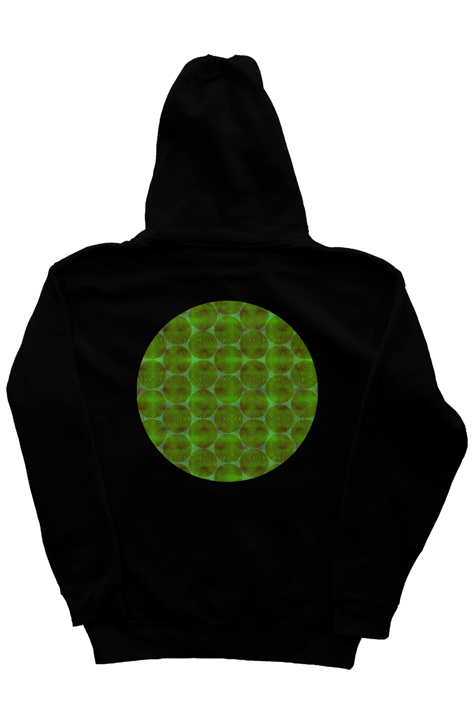 Zip Hoody with Hood Liner - Agave Circle