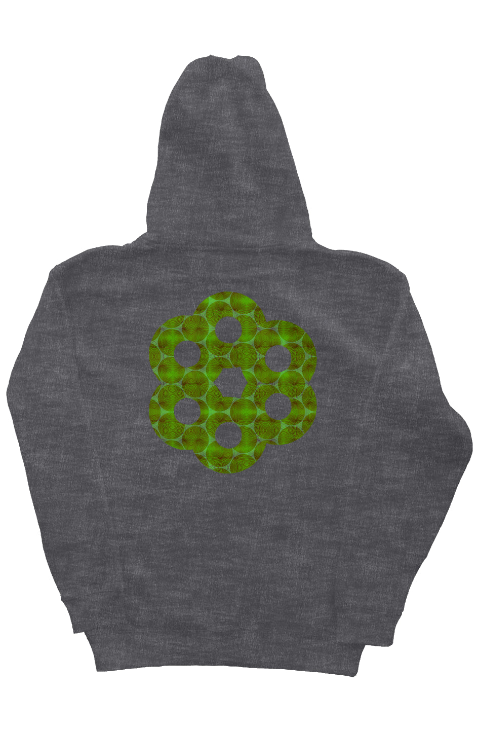 Zip Hoody with Hood Liner - Agave Honeycomb