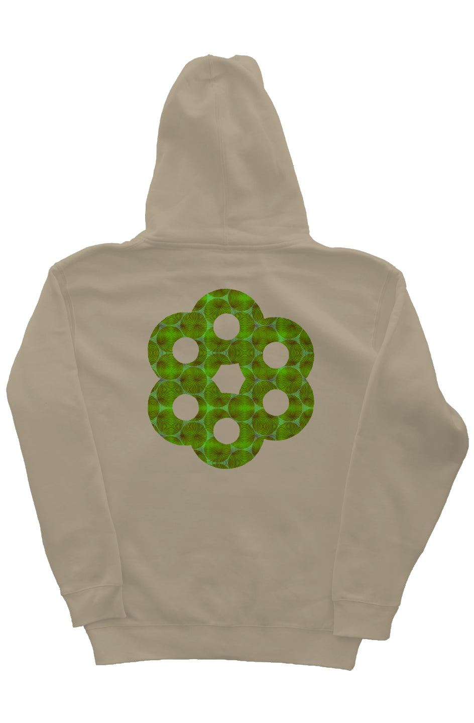 Zip Hoody with Hood Liner - Agave Honeycomb