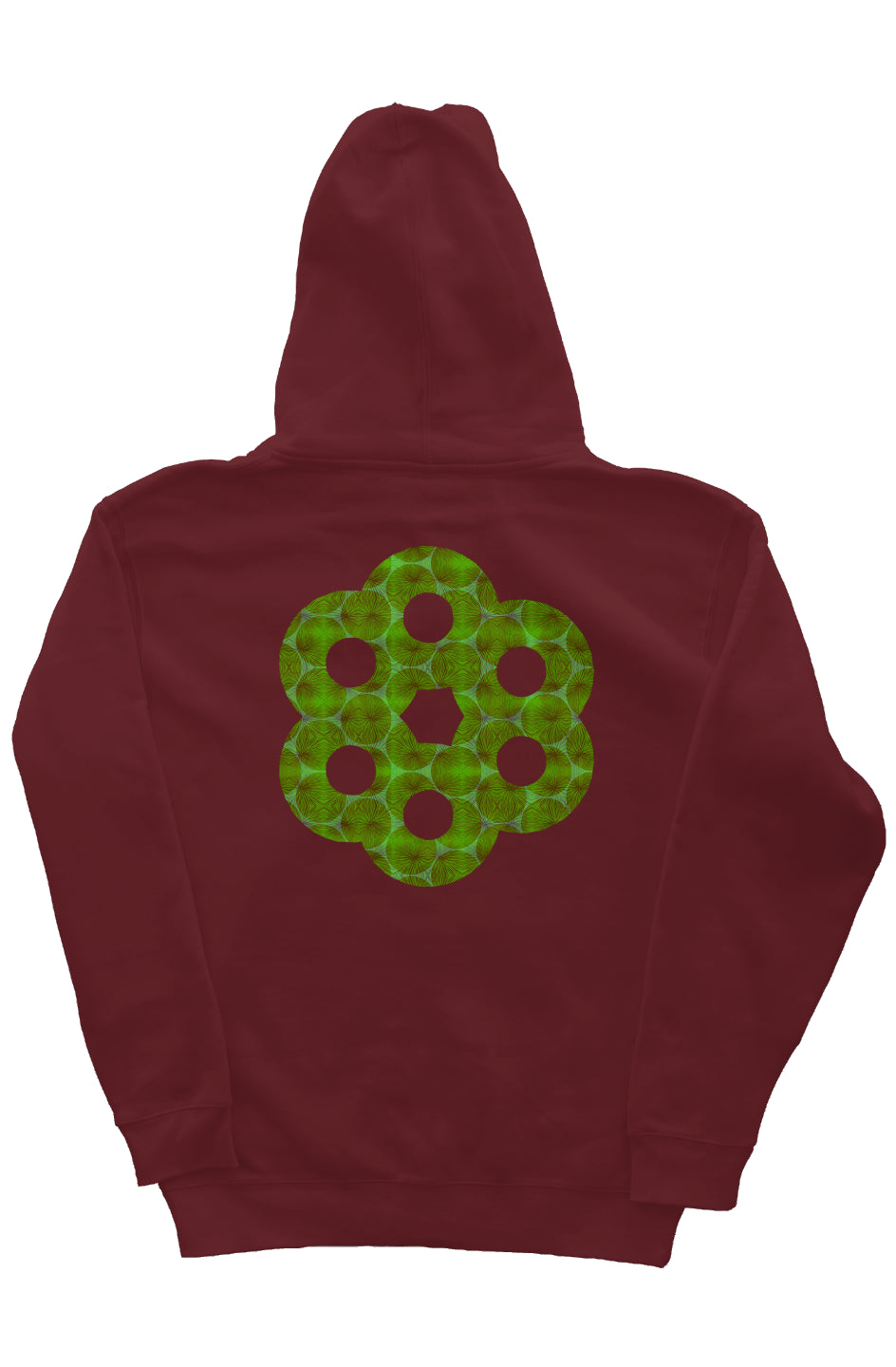 Zip Hoody with Hood Liner - Agave Honeycomb
