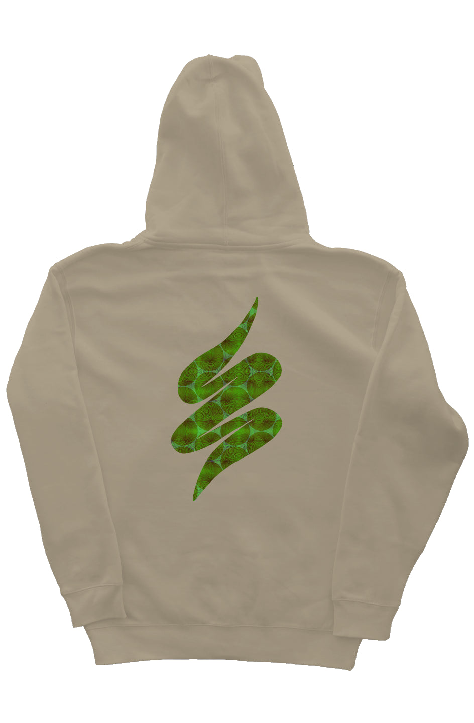 Zip Hoody with Graphic Hood Liner - Agave Swoop