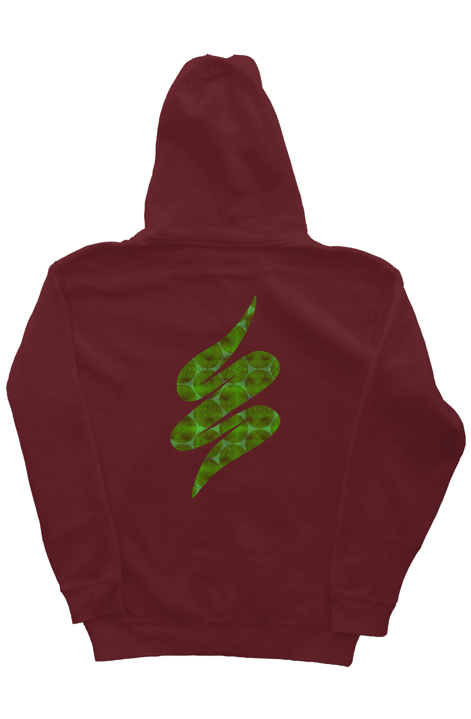 Zip Hoody with Graphic Hood Liner - Agave Swoop