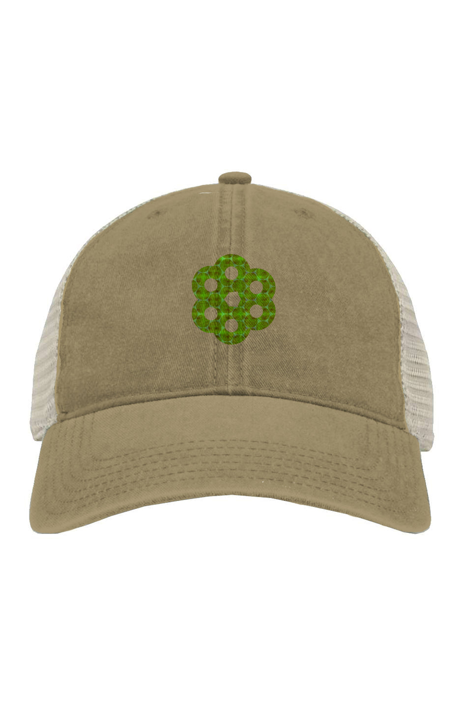 Pigment-Dyed Trucker Cap - Agave Honeycomb