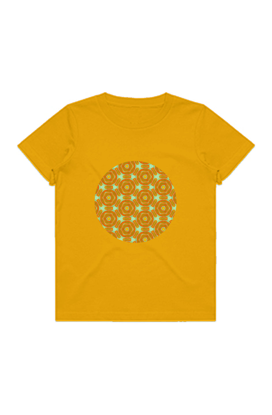 Youth Staple Tee - Extra Papaya Circle