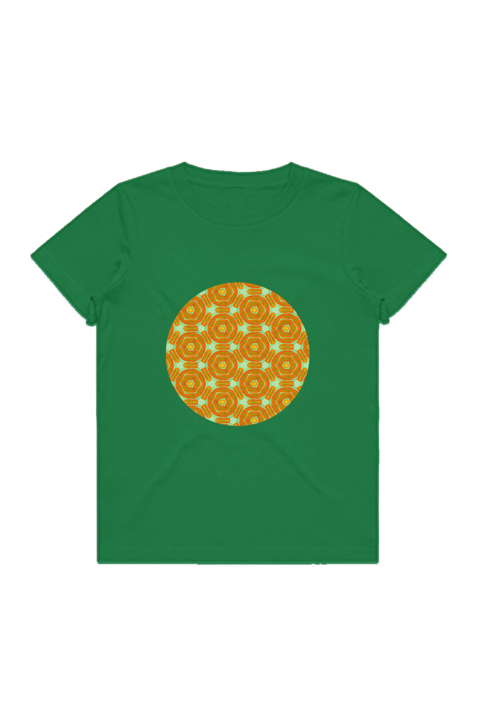 Youth Staple Tee - Extra Papaya Circle