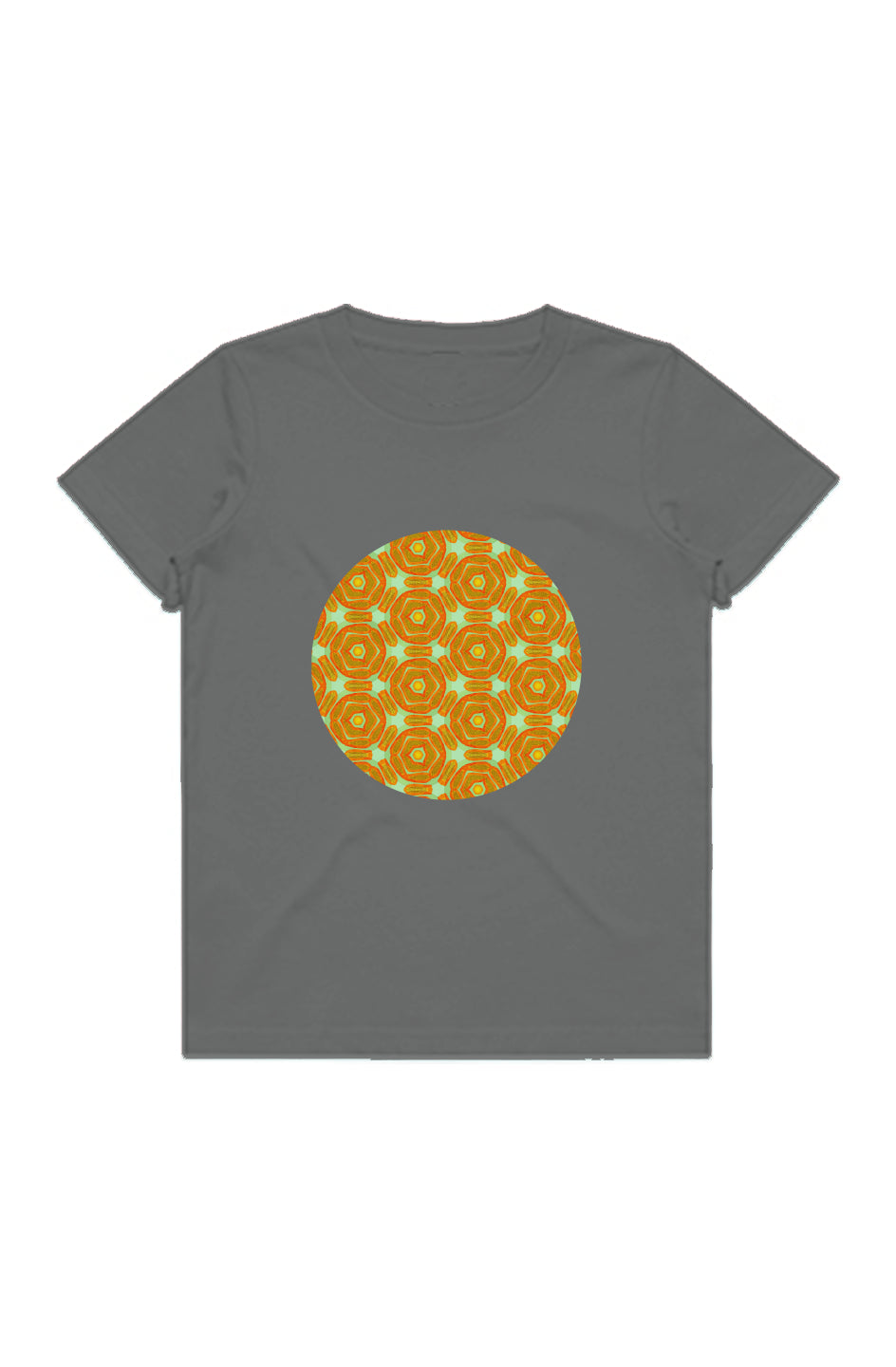 Youth Staple Tee - Extra Papaya Circle
