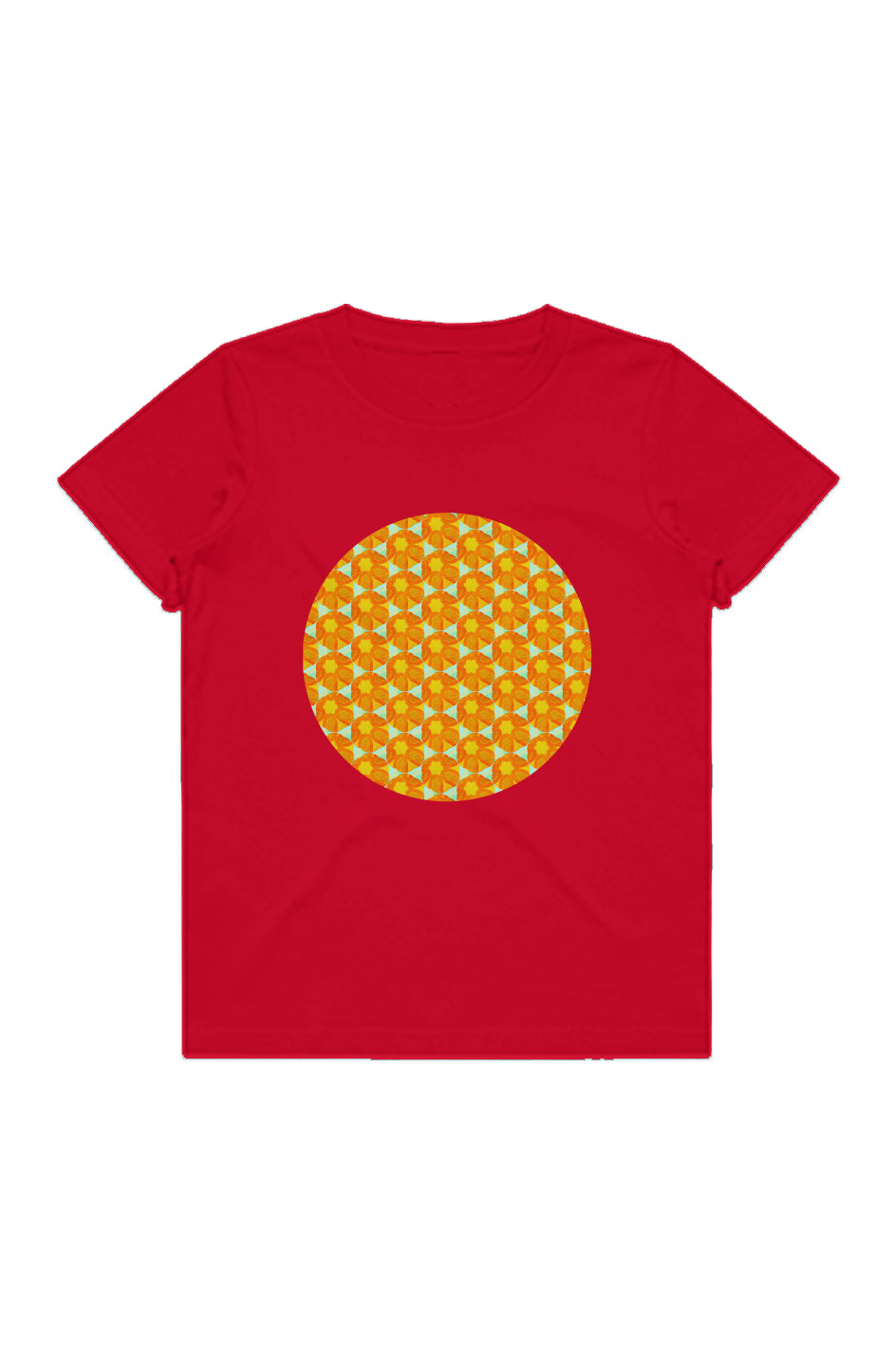 Youth Staple T-Shirt - Papaya Sunflower