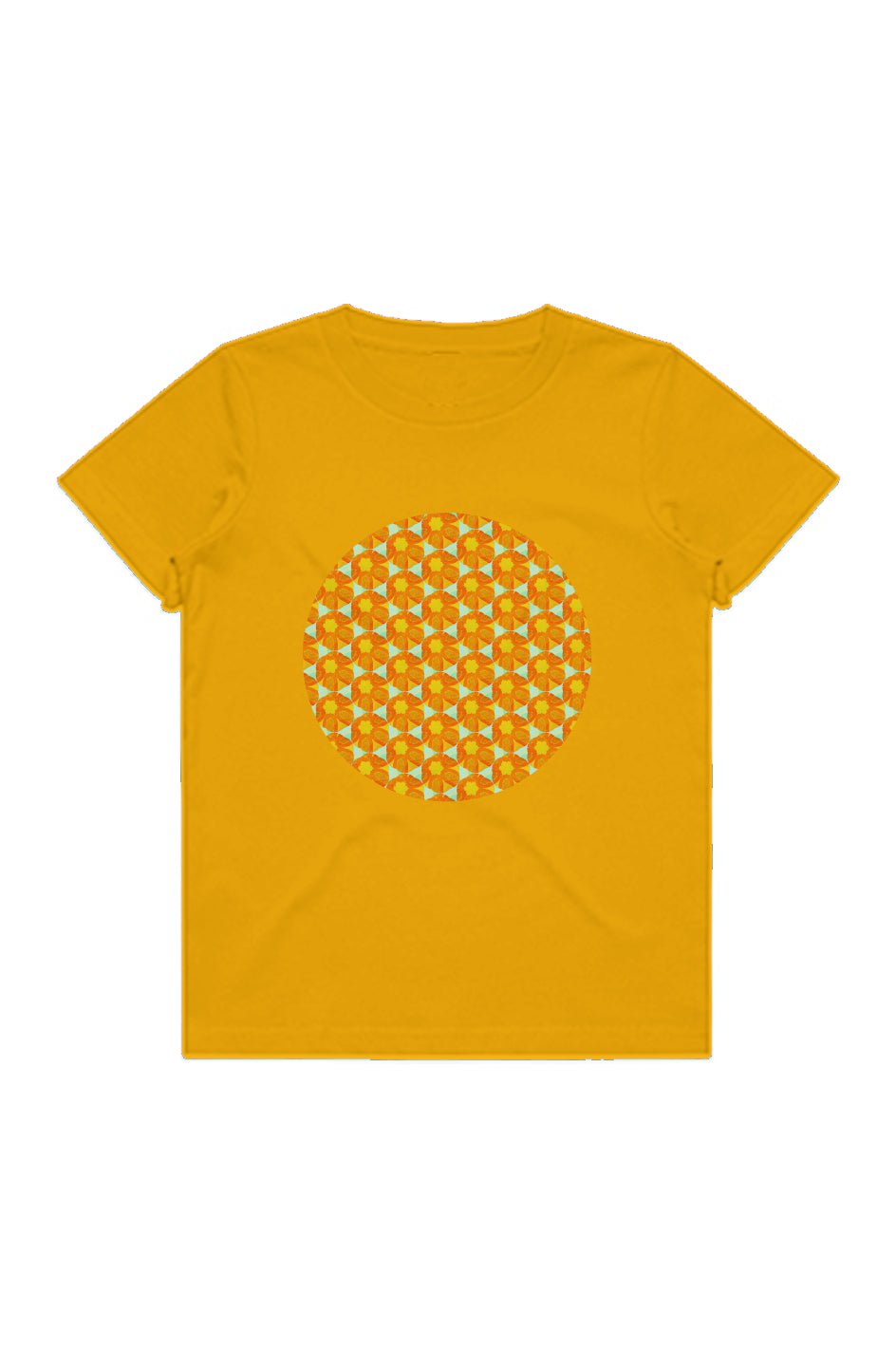 Youth Staple T-Shirt - Papaya Sunflower