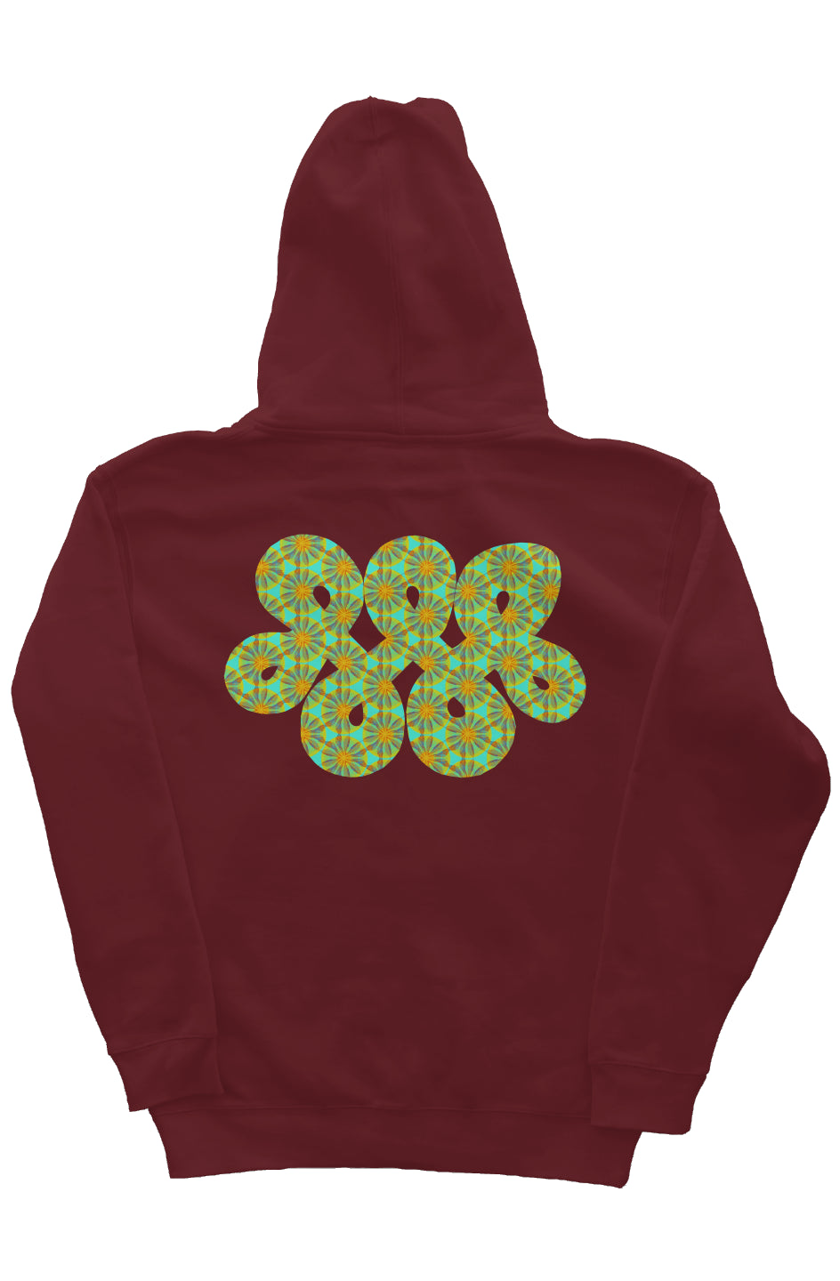 Zip Hoody with Hood Liner - Iysare Leaf Infinity Loop