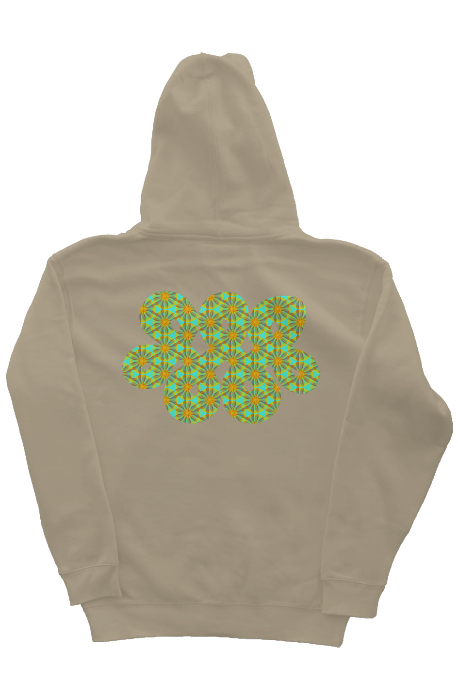Zip Hoody with Hood Liner - Iysare Leaf Infinity Loop