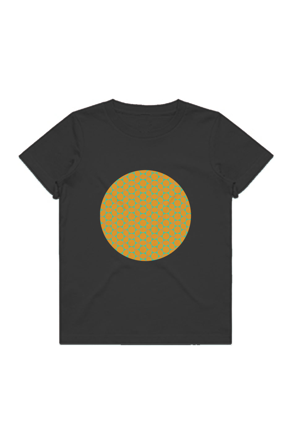 Youth Staple T-Shirt - Lemon Bubble Circle