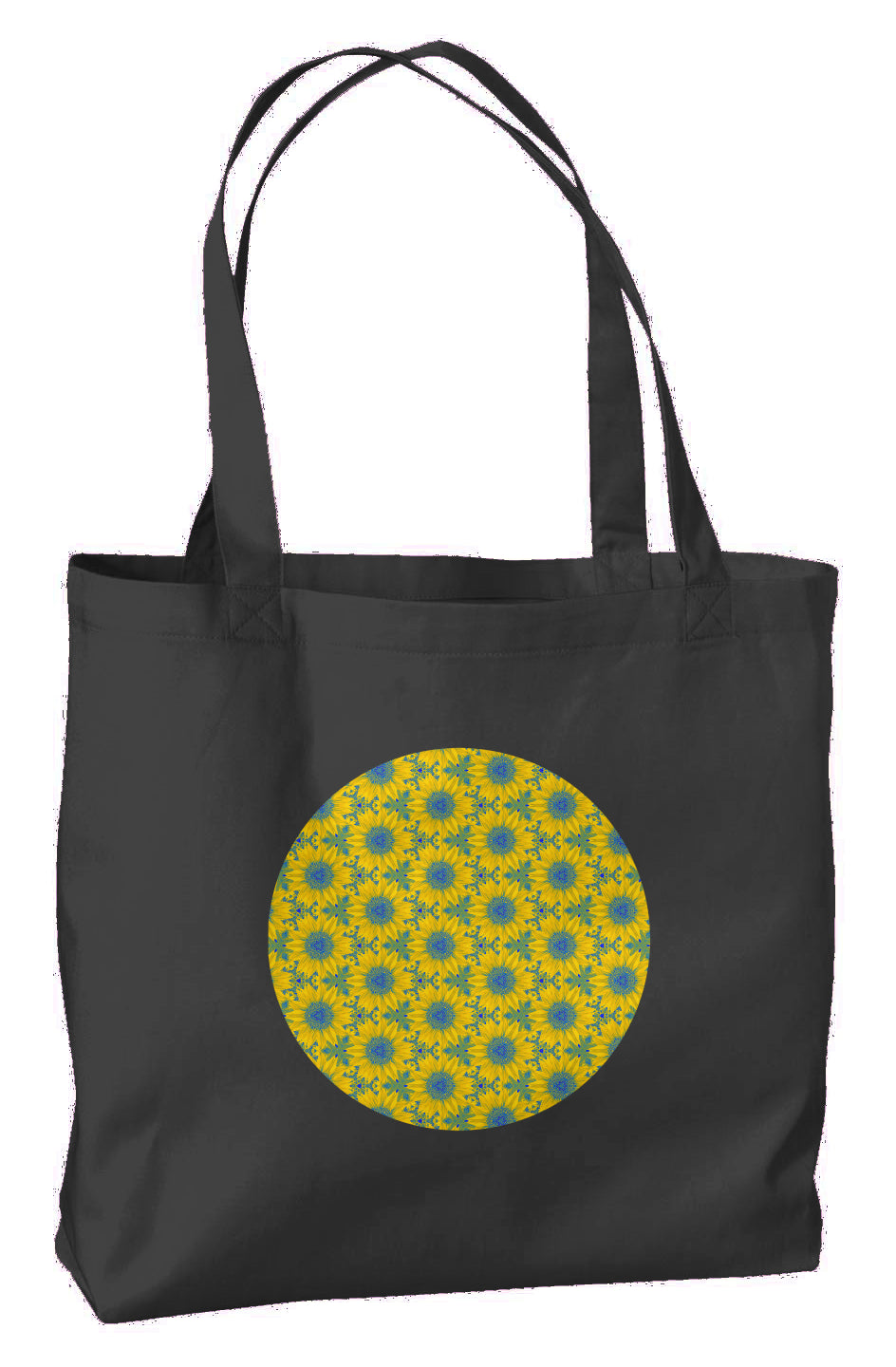 Eco Large Tote - Vermont Sunflower Circle