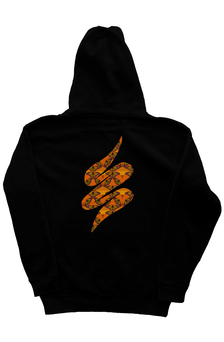 Zip Hoody with Hood Liner - Butterfly Sunset Swoop