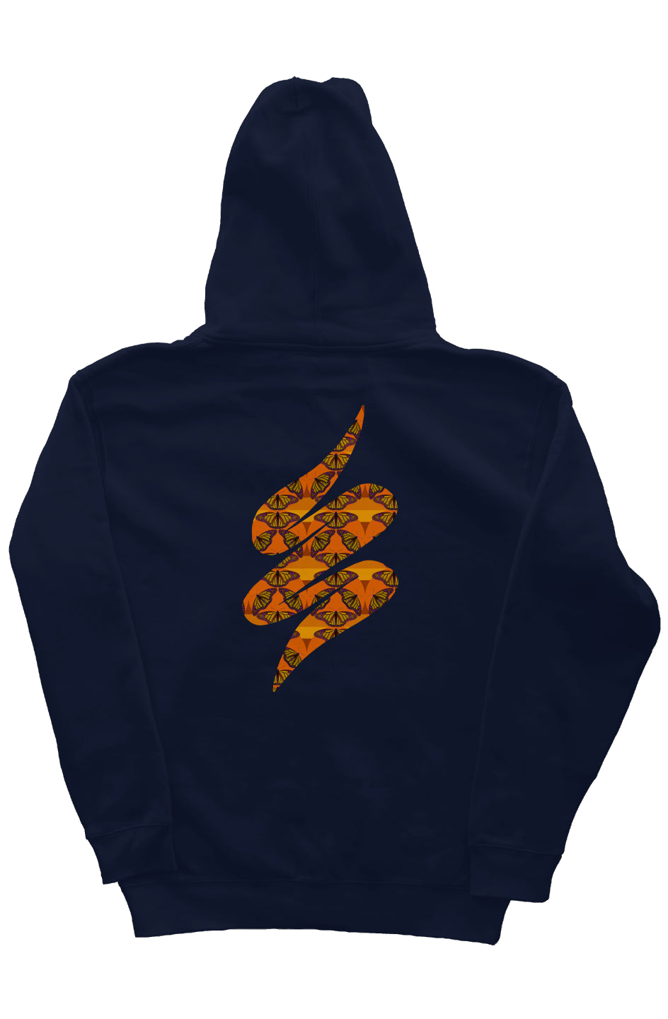 Zip Hoody with Hood Liner - Butterfly Sunset Swoop