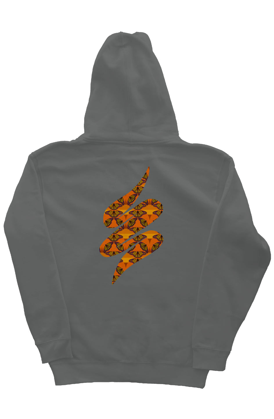Zip Hoody with Hood Liner - Butterfly Sunset Swoop