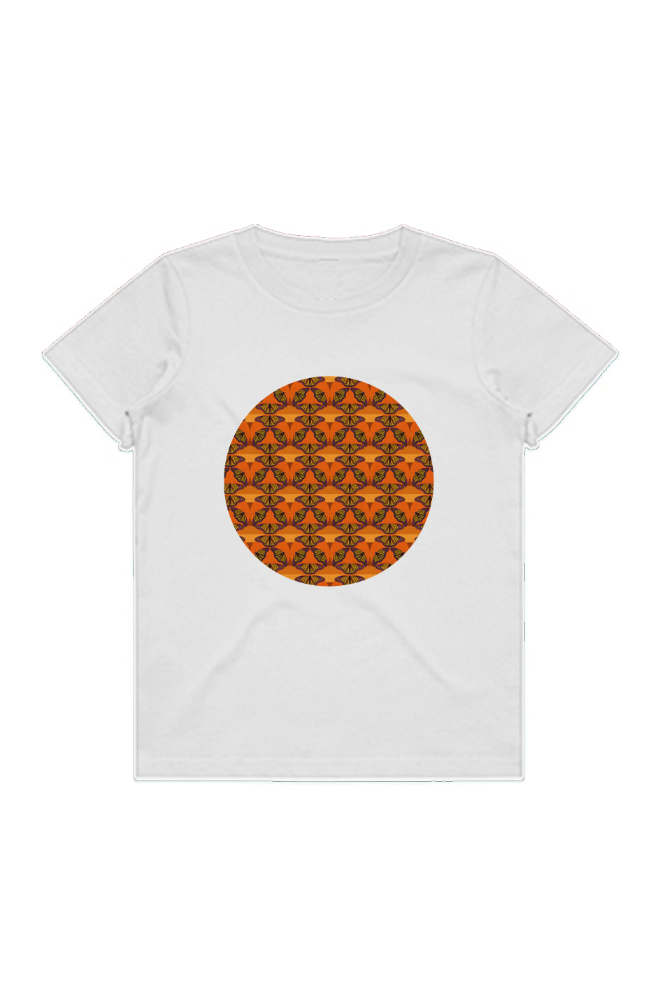 Youth Staple T-Shirt - Butterfly Sunset Circle