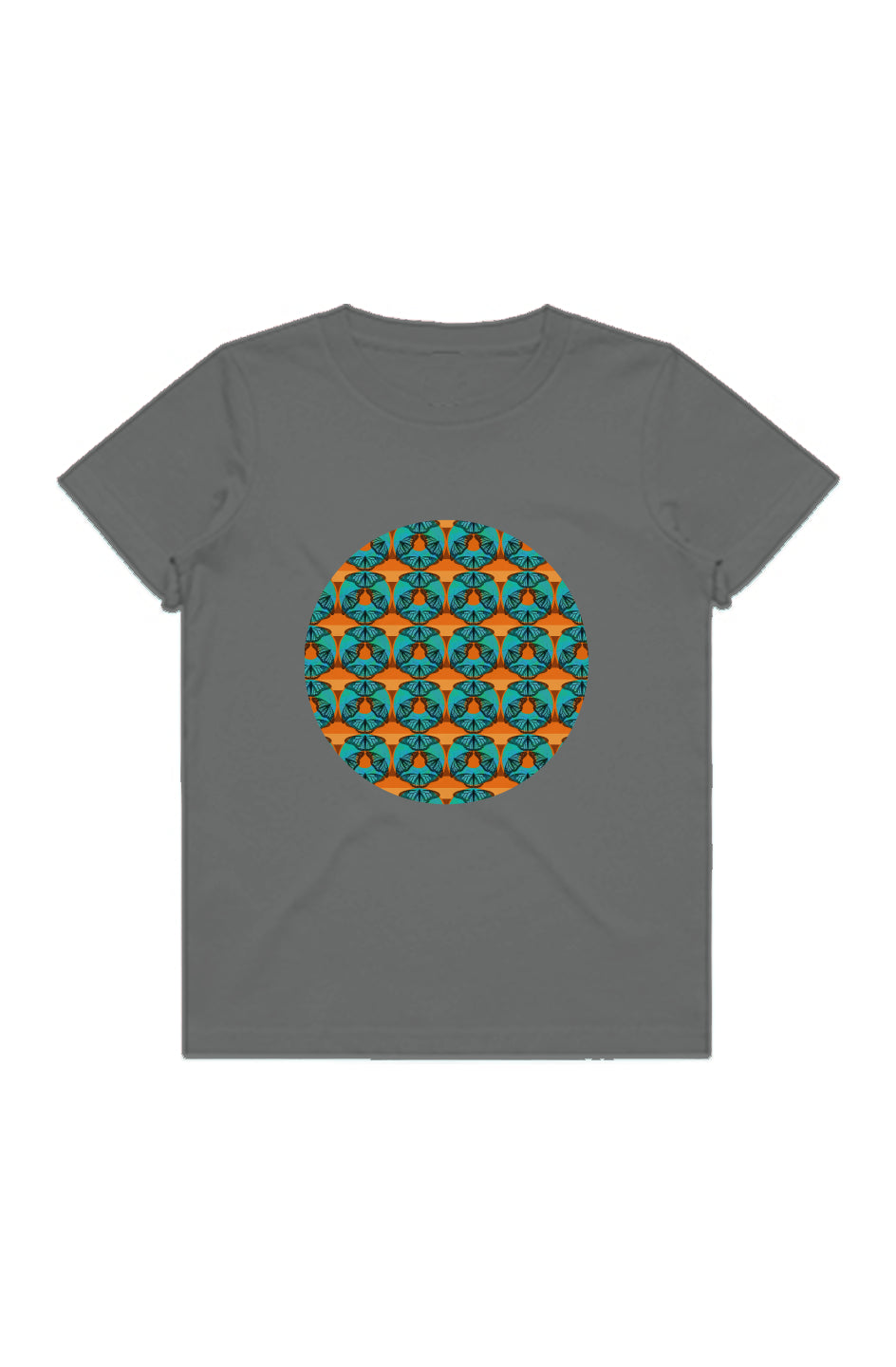 Youth Staple Tee - Blue Butterfly Circle