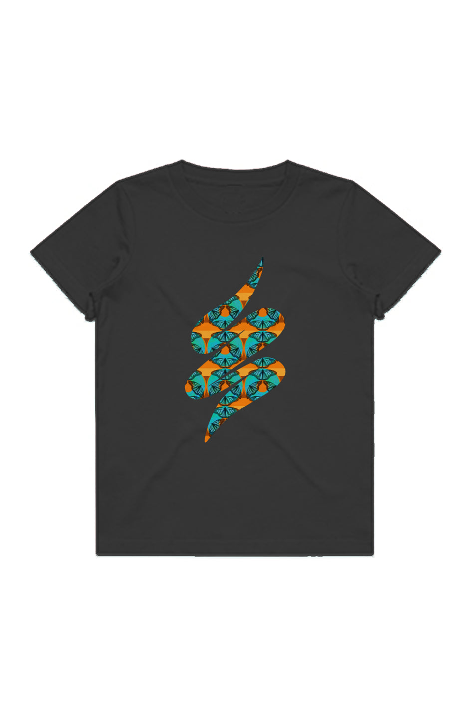 Youth Staple Tee - Blue Butterfly Swoop