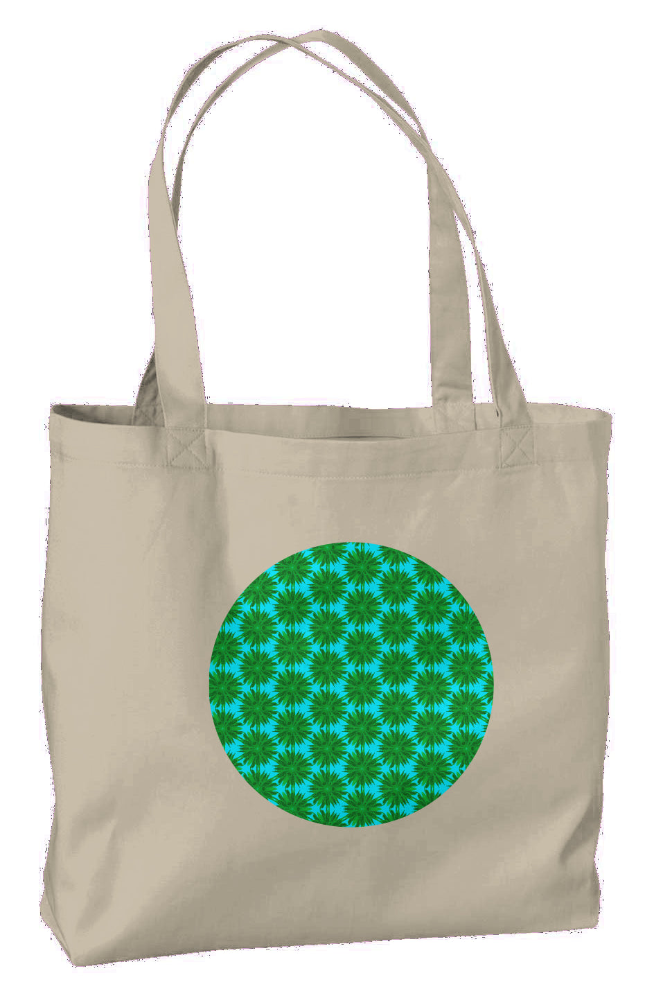Eco Large Tote - Palm Circle