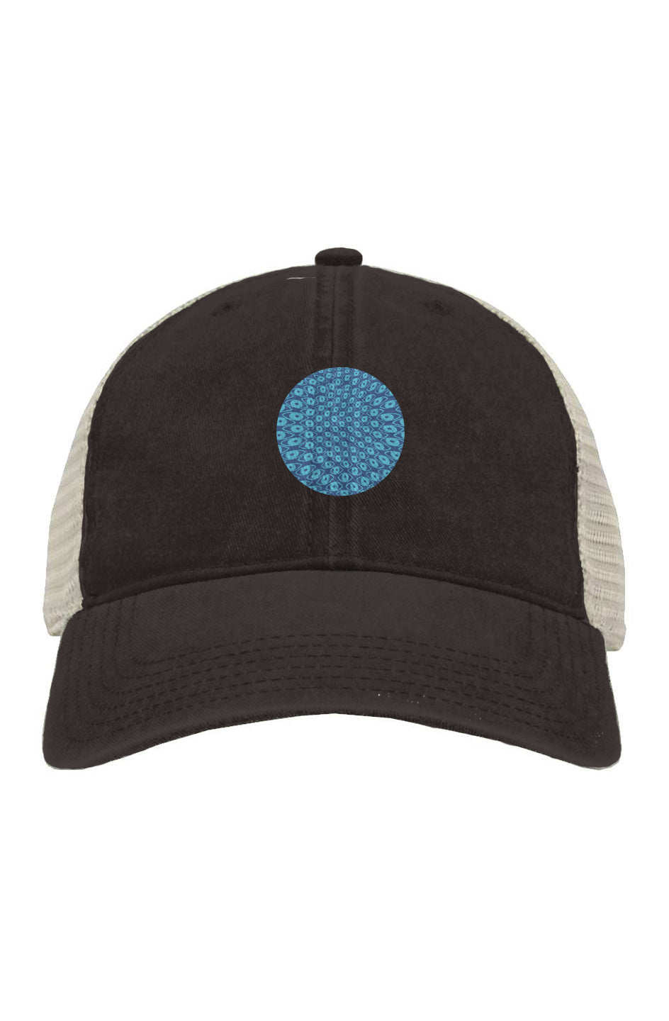 Pigment-Dyed Trucker Cap - Pinch Eyes Circles