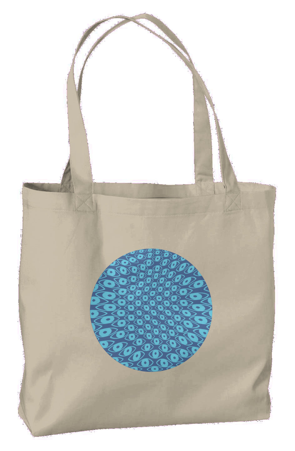 Eco Large Tote - Pinch Eyes Circle