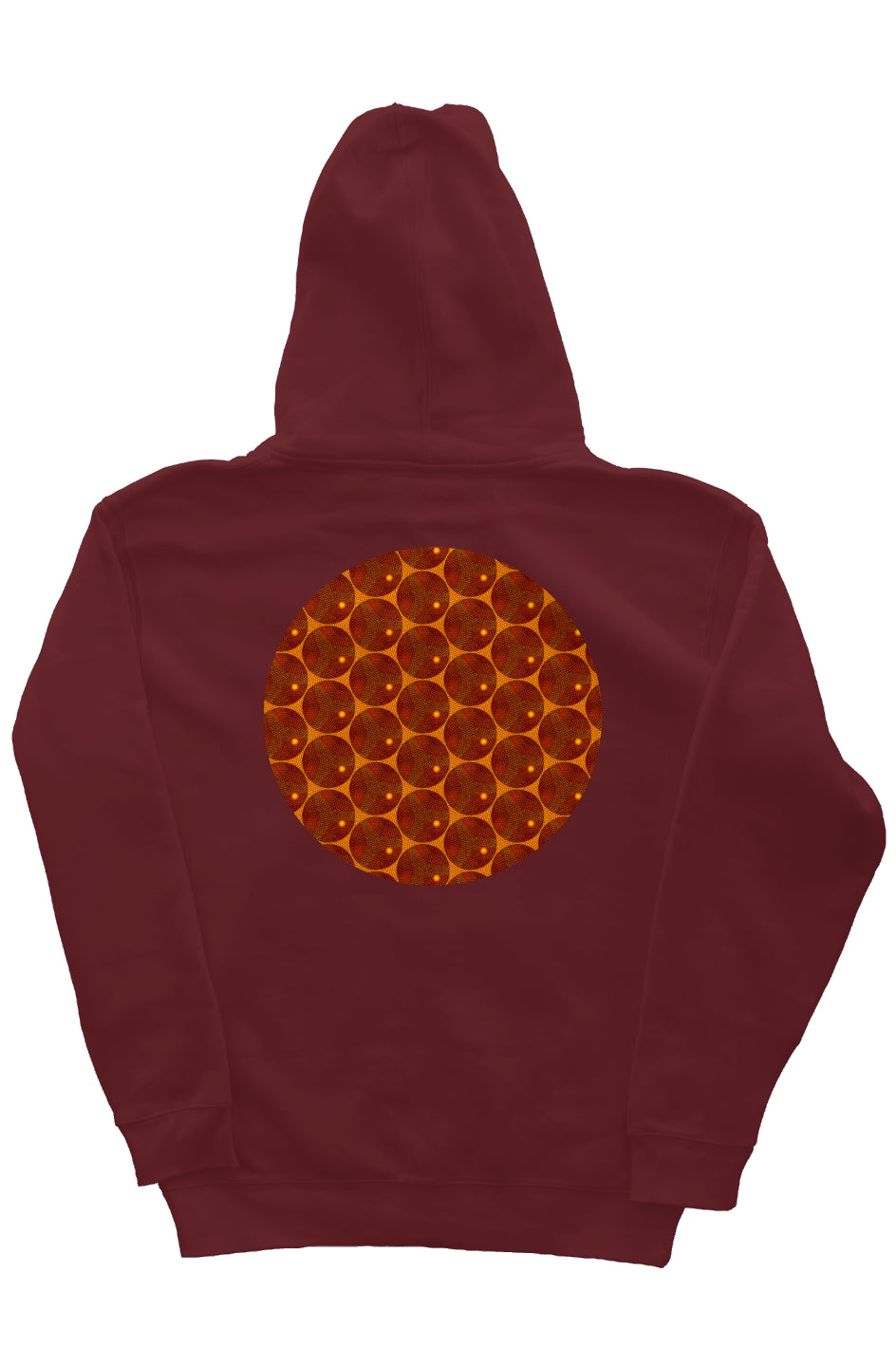 Zip Hoody with Hood Liner - Many Eyes Lantern Circle