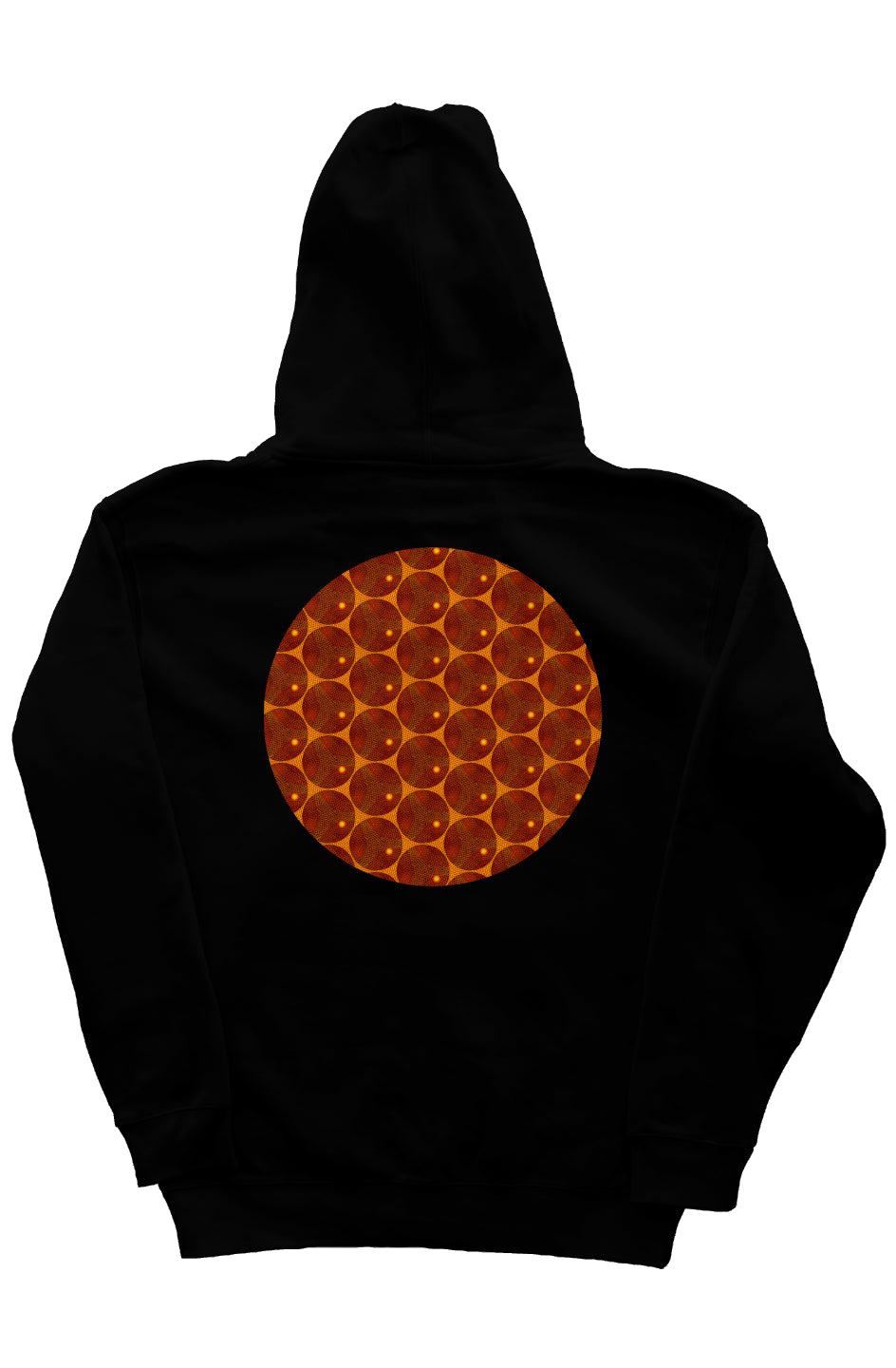Zip Hoody with Hood Liner - Many Eyes Lantern Circle