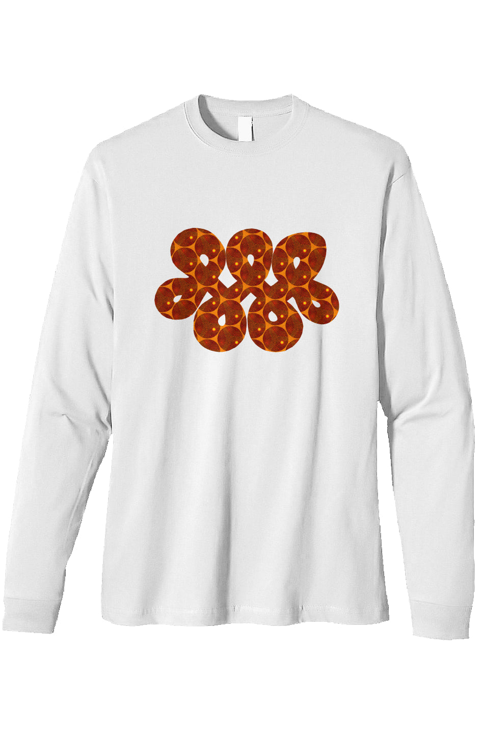 Organic Heavyweight Long Sleeve T-Shirt - Many Eyes Lantern Infinity Loop