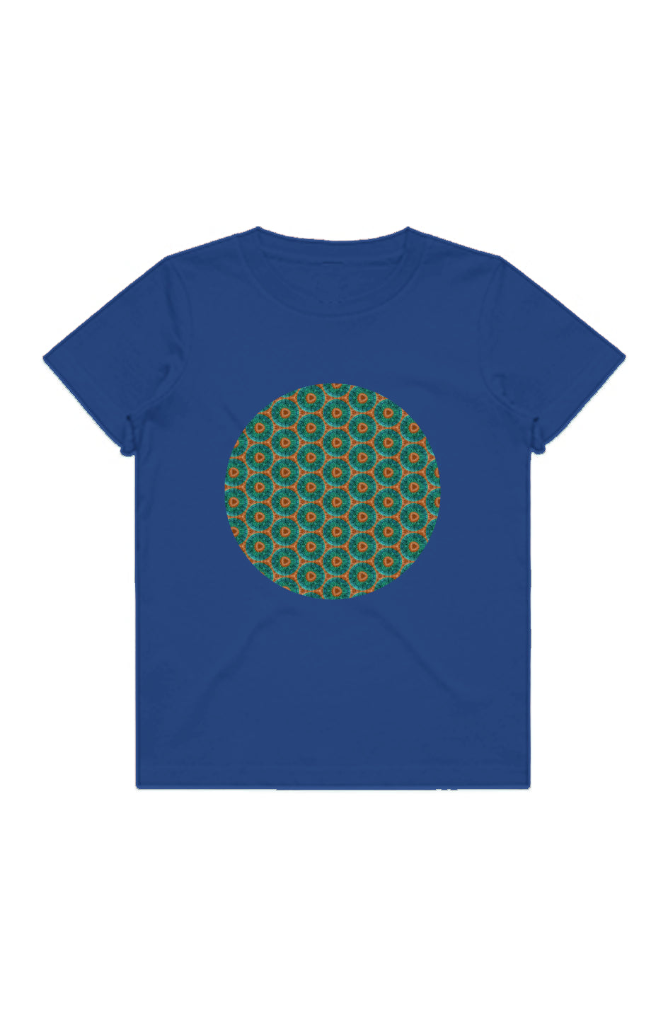 Youth Staple Tee - Fuzzy Donut Flower Circle