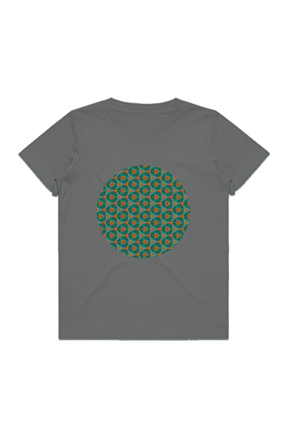 Youth Staple Tee - Fuzzy Donut Flower Circle