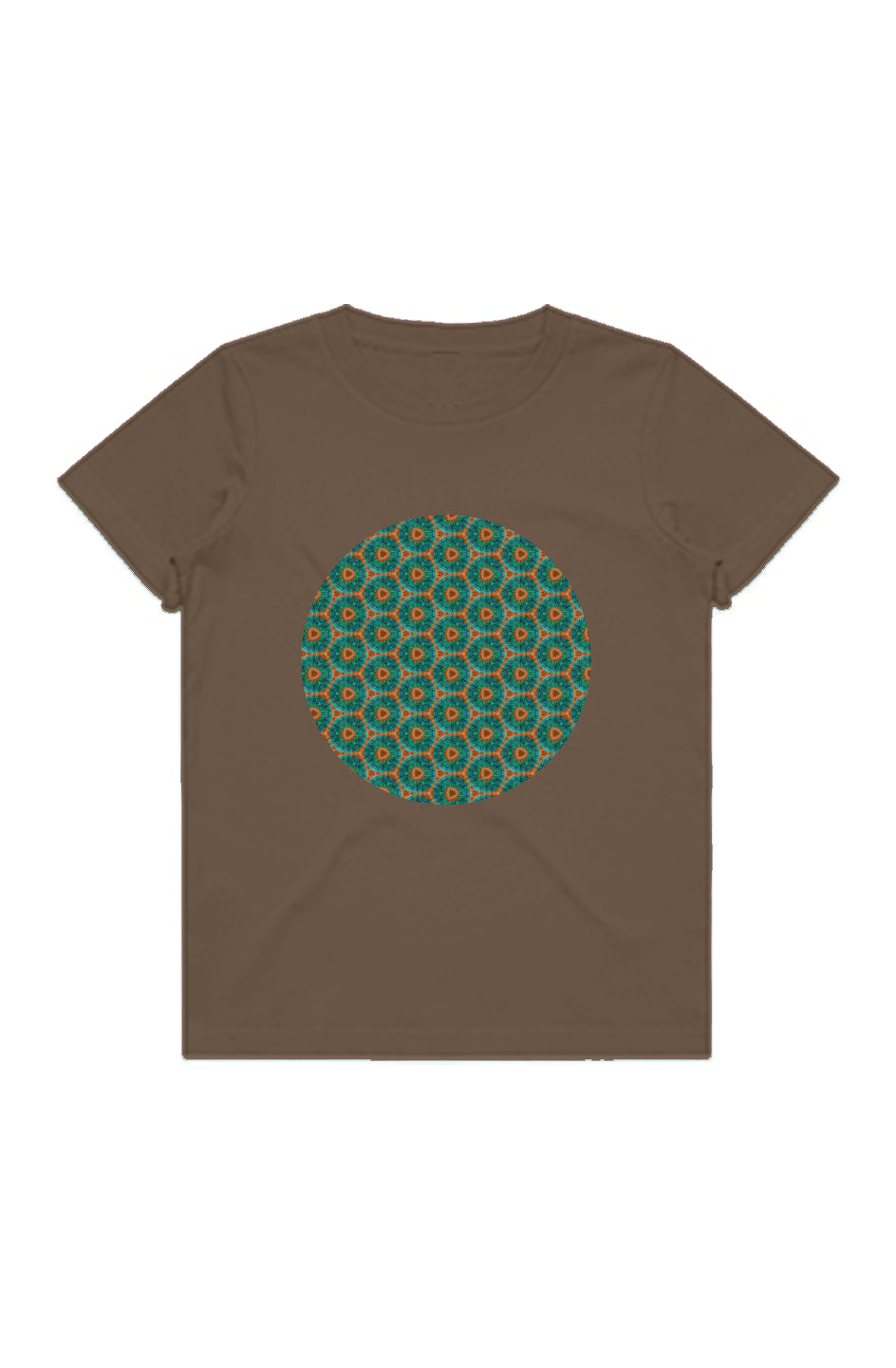 Youth Staple Tee - Fuzzy Donut Flower Circle