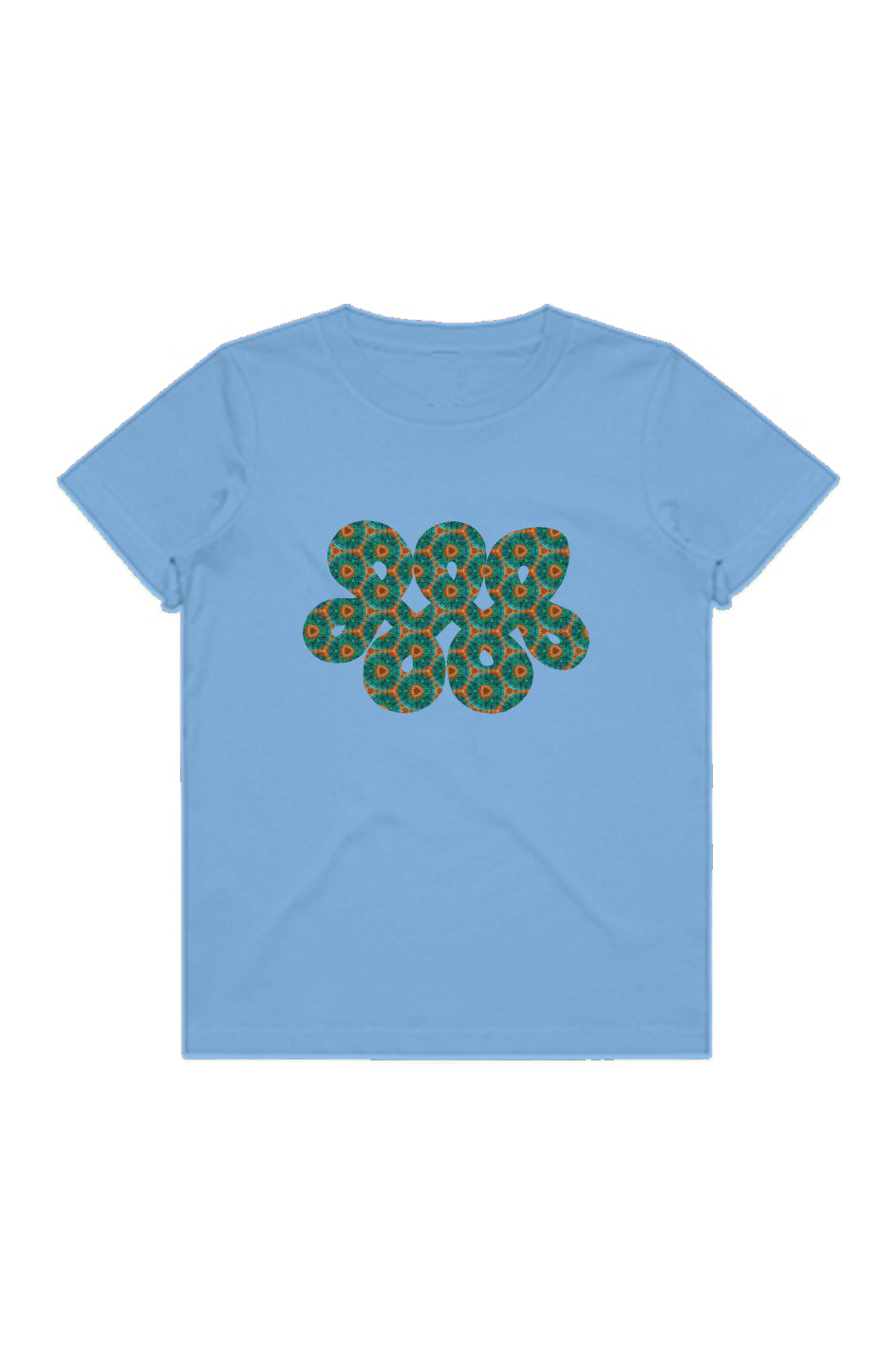 Youth Staple Tee - Fuzzy Donut Flower Infinity Loop