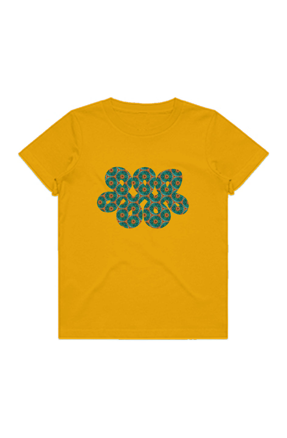 Youth Staple Tee - Fuzzy Donut Flower Infinity Loop