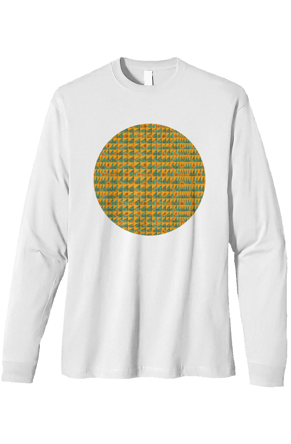 Organic Heavyweight Long Sleeve T-Shirt - Tapa Op Curve