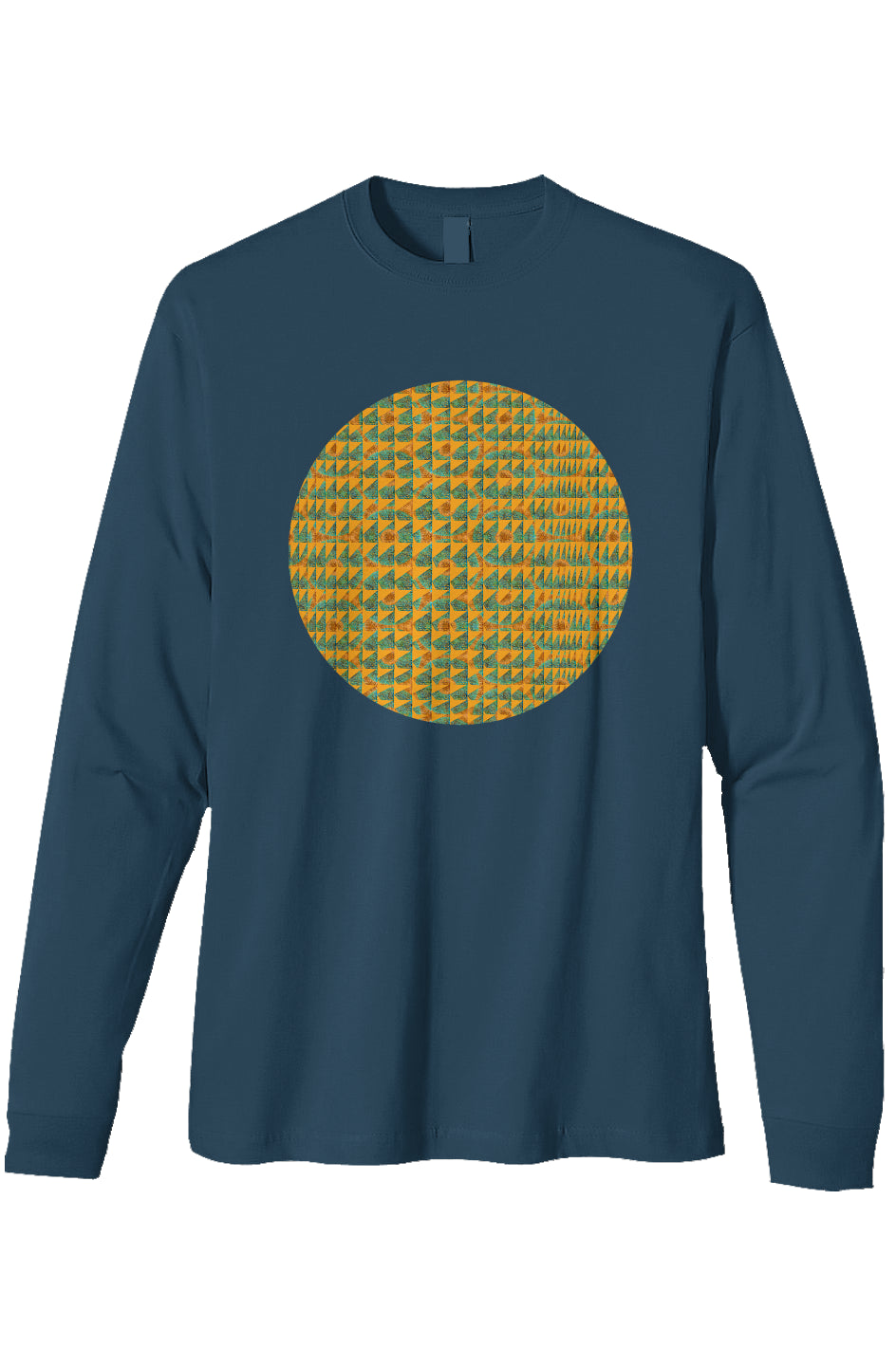 Organic Heavyweight Long Sleeve T-Shirt - Tapa Op Curve