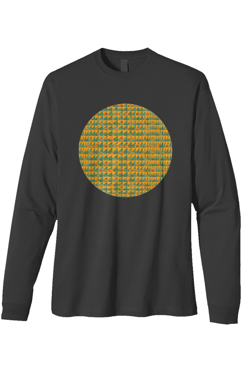 Organic Heavyweight Long Sleeve T-Shirt - Tapa Op Curve