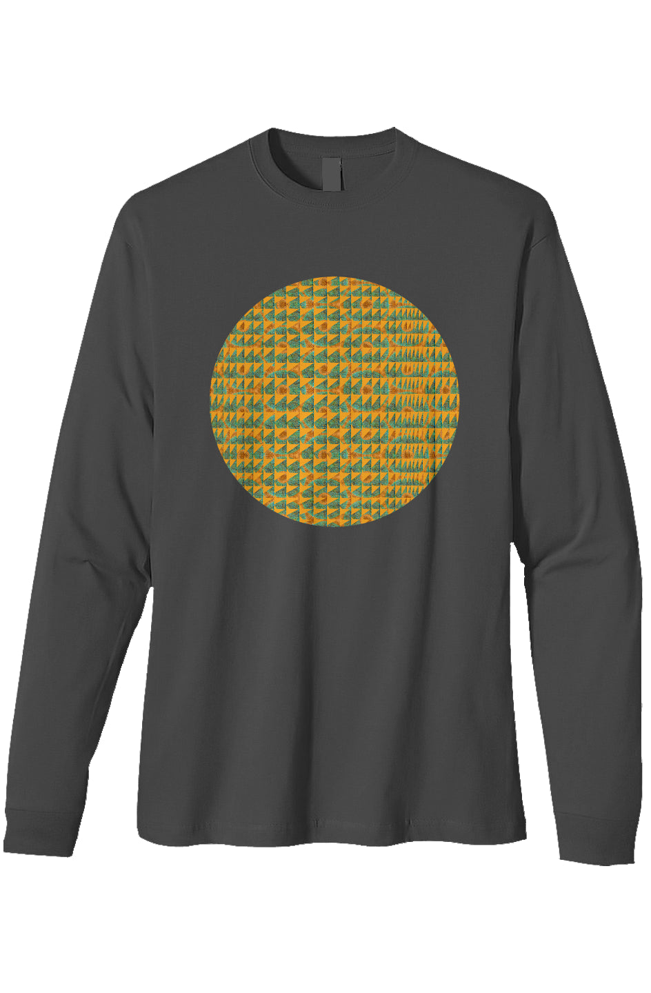 Organic Heavyweight Long Sleeve T-Shirt - Tapa Op Curve