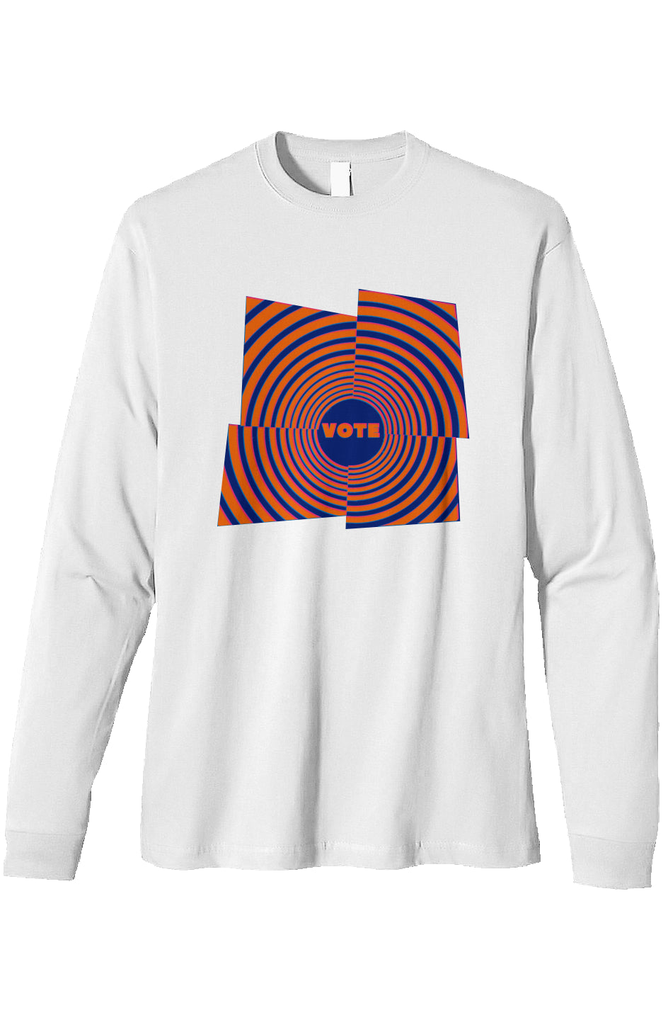 Organic Heavyweight Long Sleeve T-Shirt - Psychedelic Peace Pop