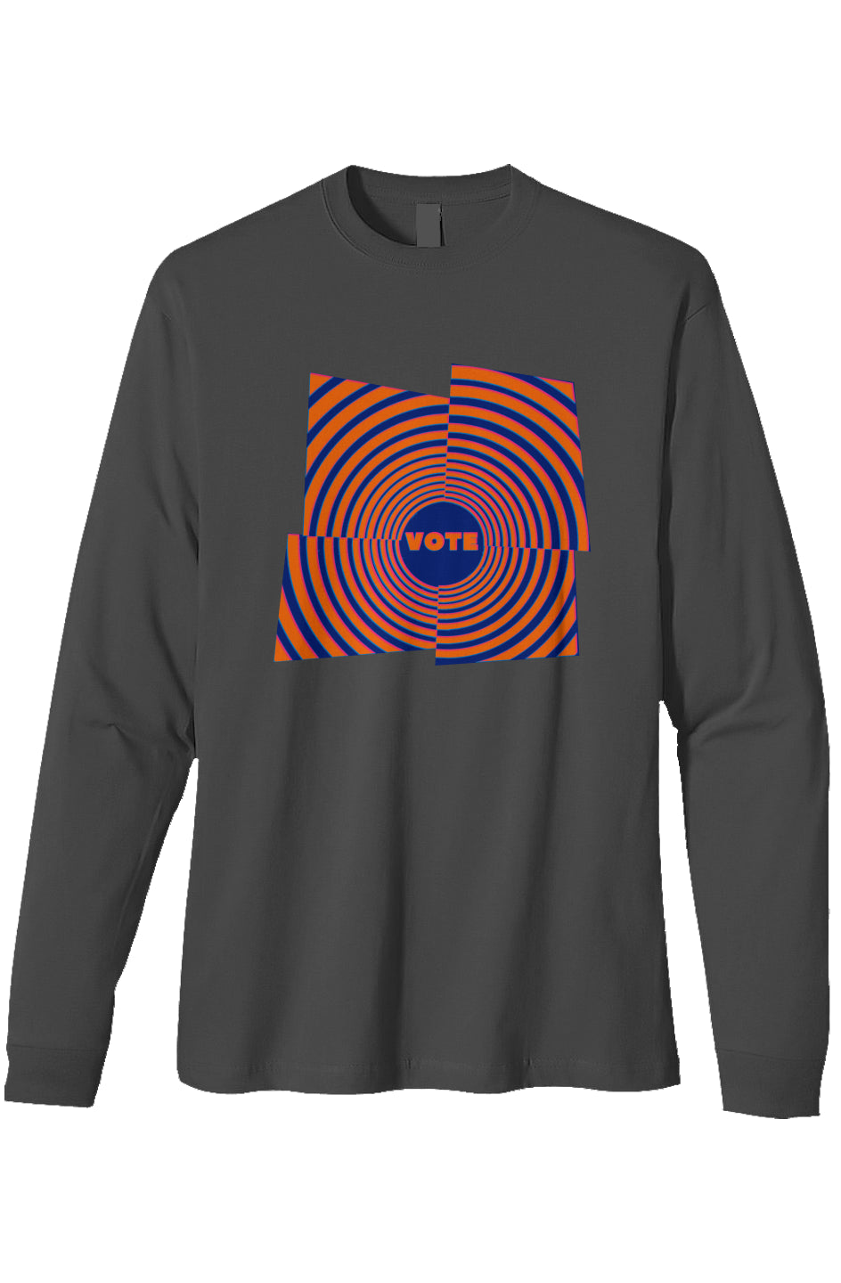Organic Heavyweight Long Sleeve T-Shirt - Psychedelic Peace Pop